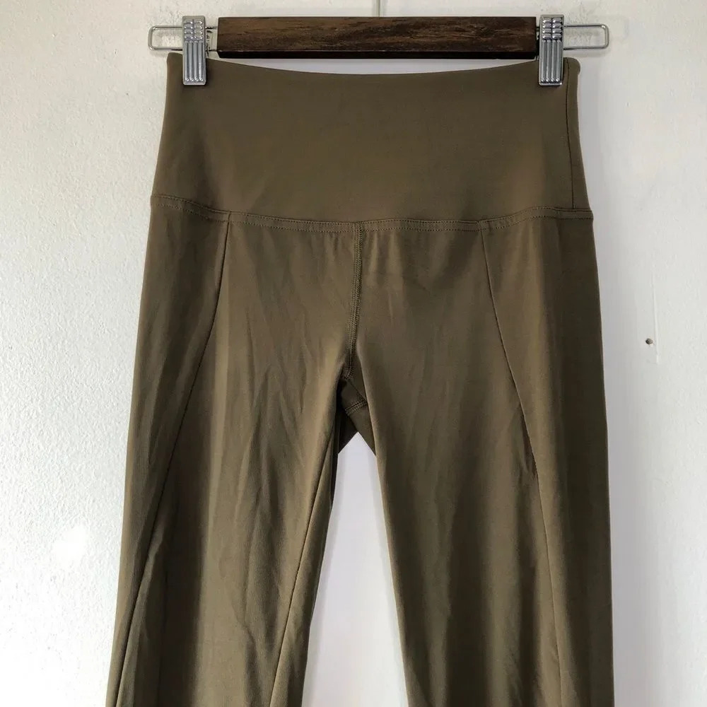 Free People Movement Olive Green Wave Rider Leggings Size XS - Picture 3 of 11